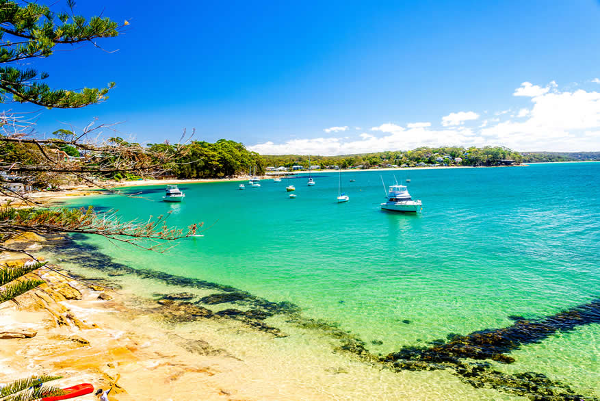 The popular Boating, Camping and Fishing area of Bundeena, NSW
